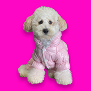 Pink Four-legged Winter Padded Puffer Jacket
