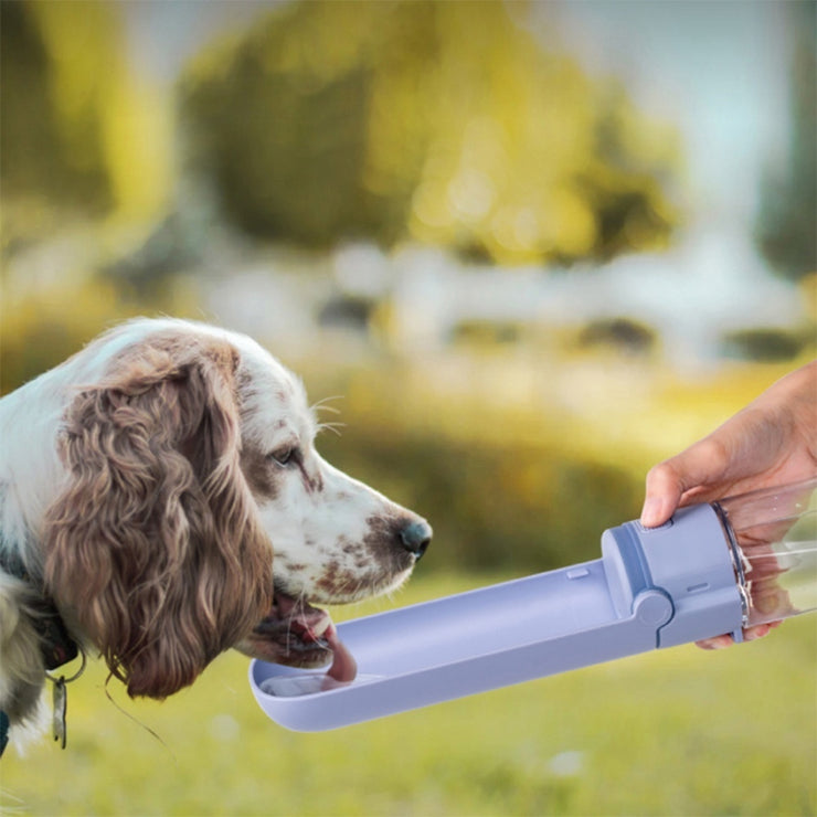 PupOasis Fold & Go Dog Water Bottle - Lavender