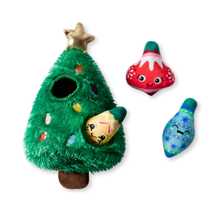 Christmas Tree Burrow Dog Toy - Ready Set Glow!