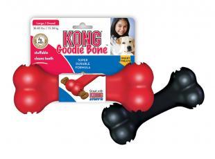 KONG Extreme Rubber Goodie Interactive Treat Holder Bone Dog Toy - Medium