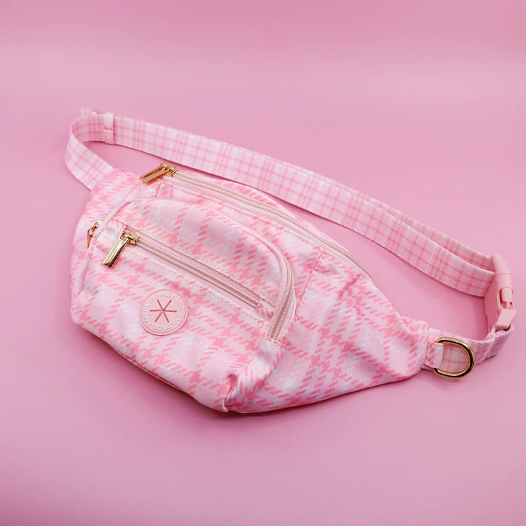 Pink Houndstooth Ultimate Bumbag