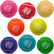 Rainbow Pack - 8 Squeaky Tennis Balls
