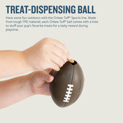 Durable Treat Dispensing & Fetch Dog Toy - Football