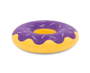 Tough Donutz Squeaker Dog Toy - Grape Jelly
