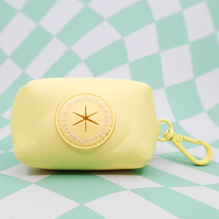 Lemonade Yellow Poop Bag Holder