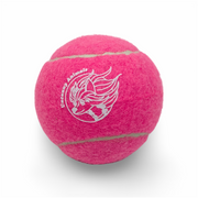 Pink Squeaky Tennis Ball