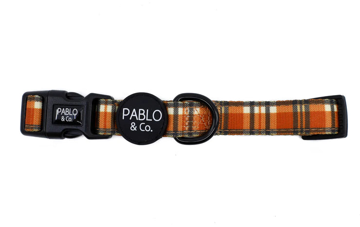 Vintage Plaid Dog Collar