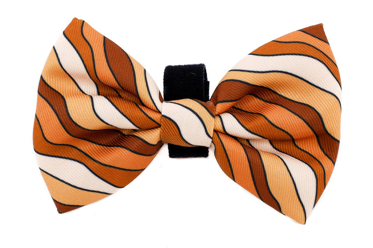 Espresso Swirls Bow Tie