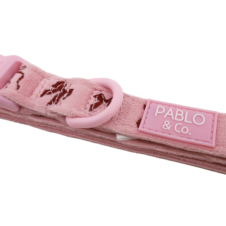Velvet Blush Bows: Collar
