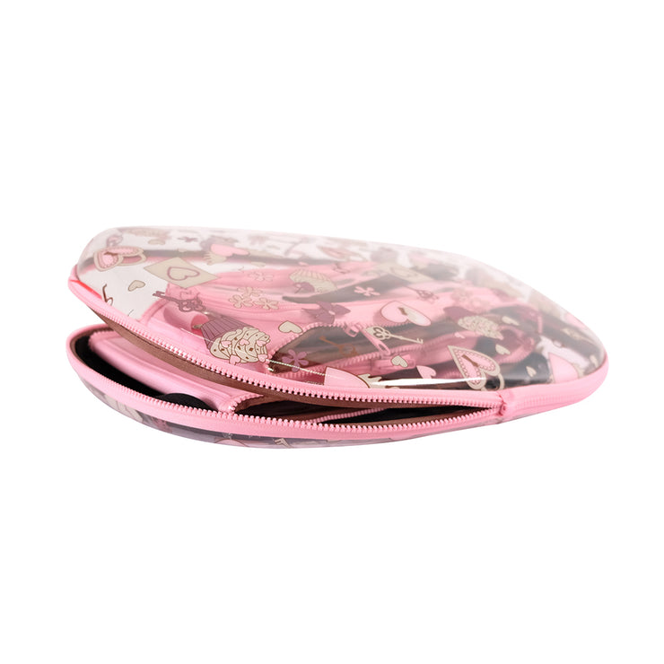 Ibiyaya Transparent Pet Carrier - Pink Valentine