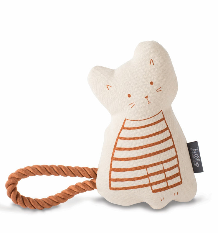 Miss Kitty Canvas Dog Toy