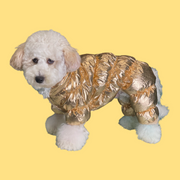 Gold Four-legged Winter Padded Puffer Jacket