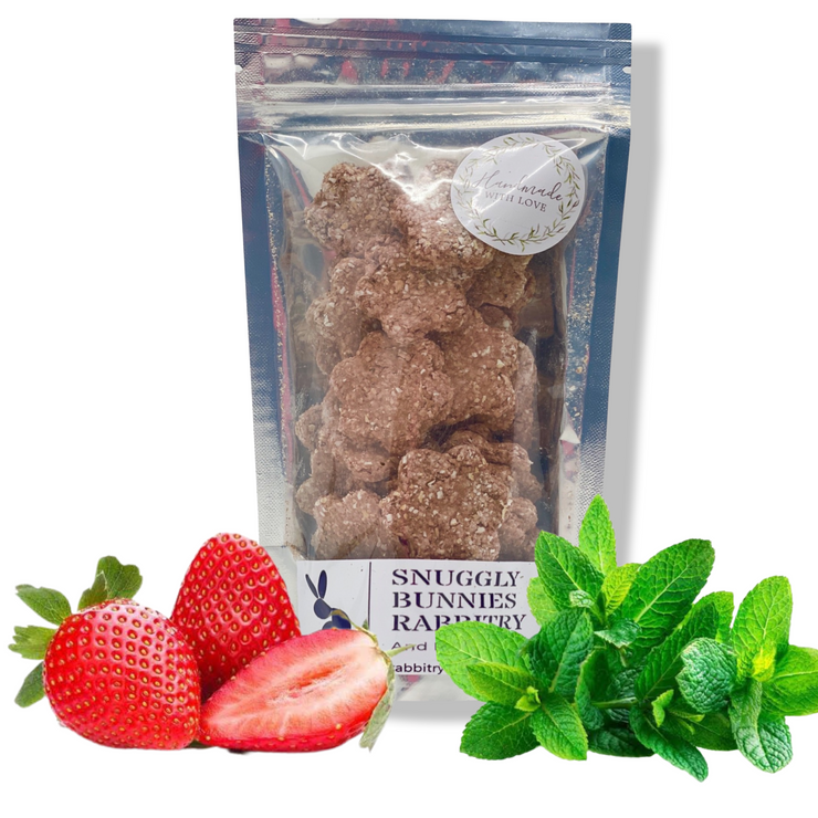 Strawberry Mint Biscuits