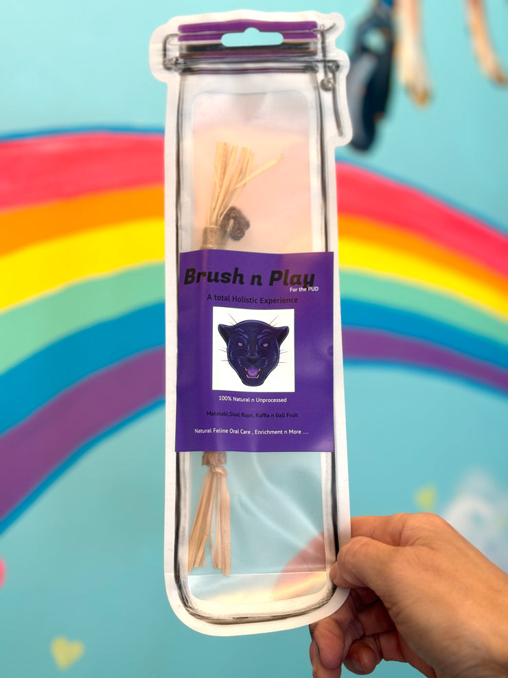 Brush n Play - Natural Oral Care Cat Toy