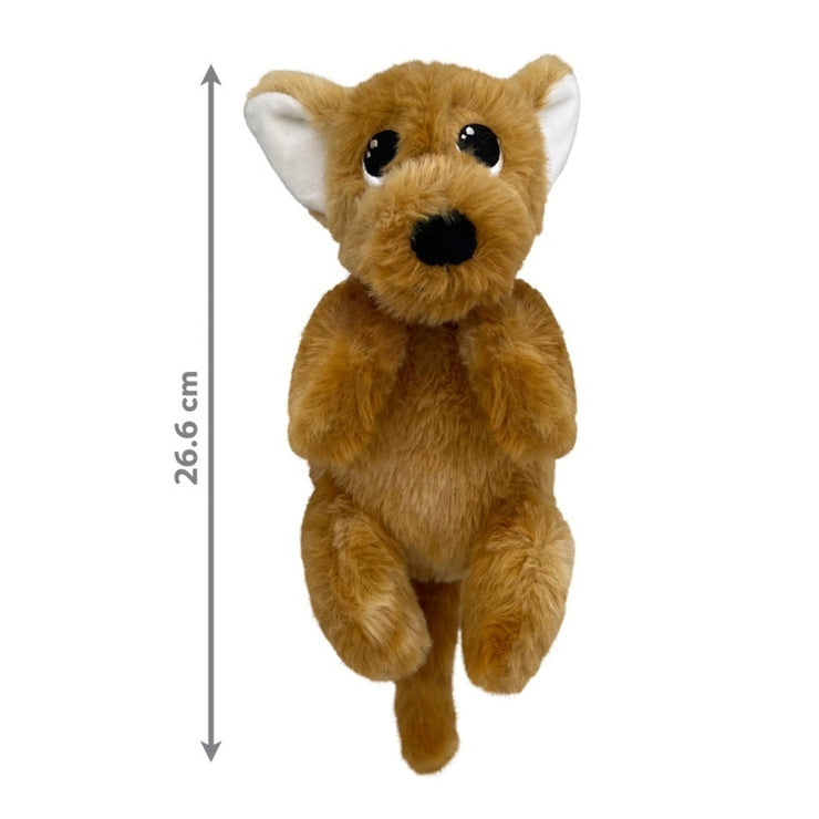 KONG Comfort Pups Plush Dog Toy - Peanut Small