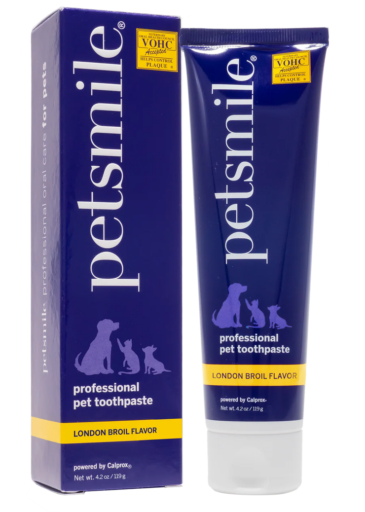 Dog & Cat Vegan Toothpaste - London Broil Flavor