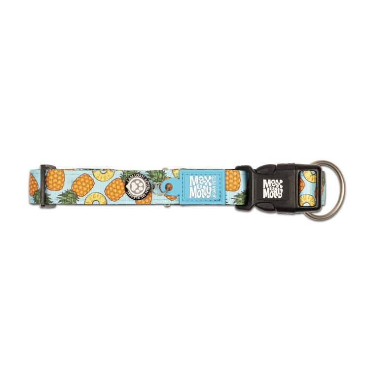 Max & Molly Smart ID Dog Collar - Pineapple