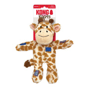 KONG Wild Knots Giraffe Tug & Snuggle Plush Dog Toy