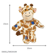 KONG Wild Knots Giraffe Tug & Snuggle Plush Dog Toy