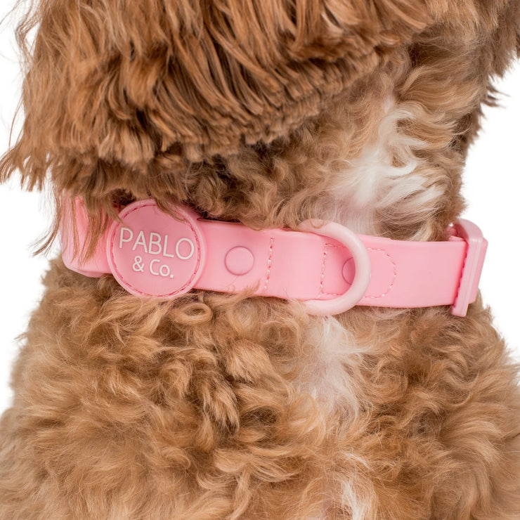 Bubblegum Pink Waterproof Collar