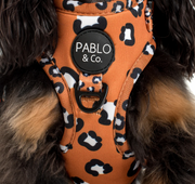 Brown Leopard Print Adjustable Harness