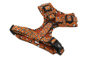 Brown Leopard Print Adjustable Harness