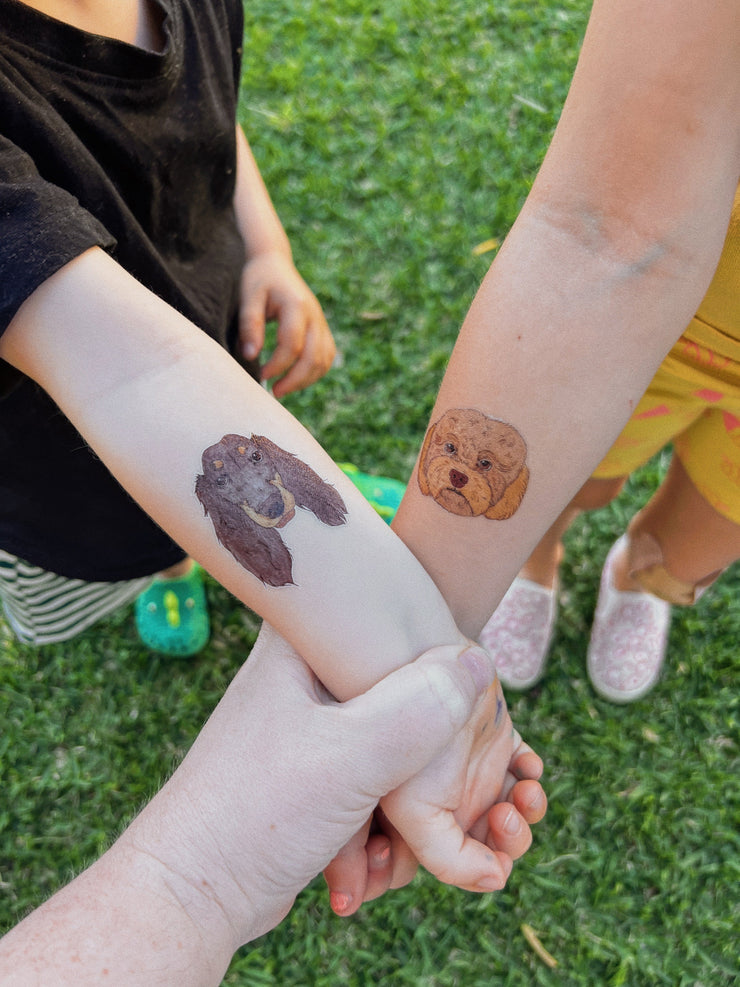 Temporary Tattoos of Dogs