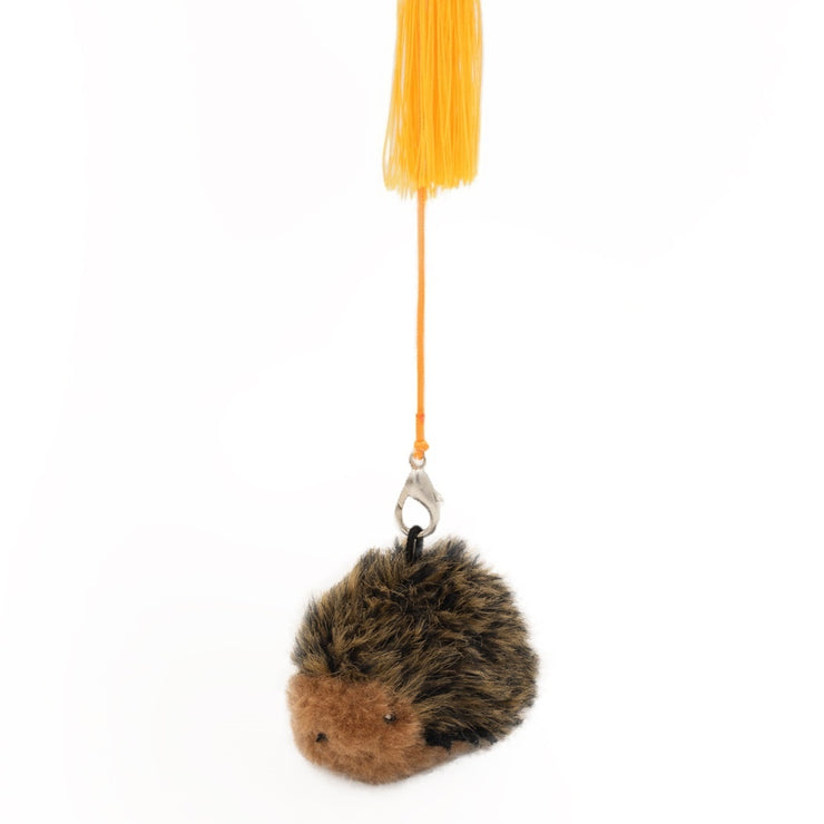 Zippystick Cat Teaser Toy - Hedgehog