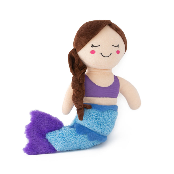 Maddy the Mermaid Plush Squeaker Dog Toy