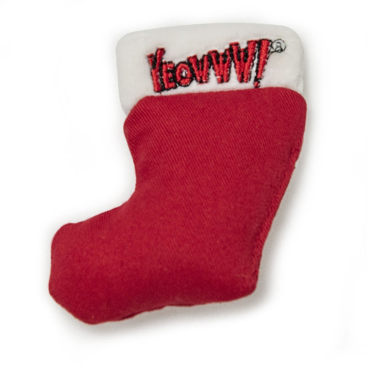 Yeowww Christmas Stocking Catnip Cat Toy