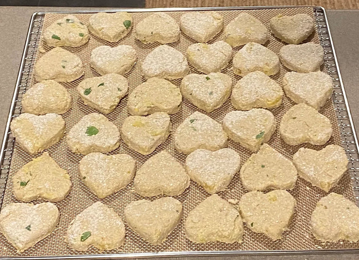 Pineapple Mint Biscuits