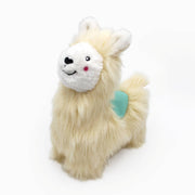 Larry the Llama - Wooliez Plush Squeaker Dog Toy