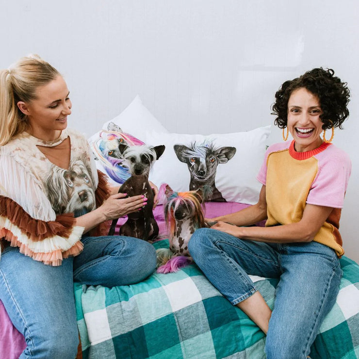 Tempeh the Chinese Crested Dog Pillowcase