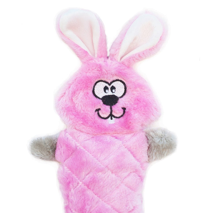Jigglerz Shakeable Dog Toy - Pink Bunny 