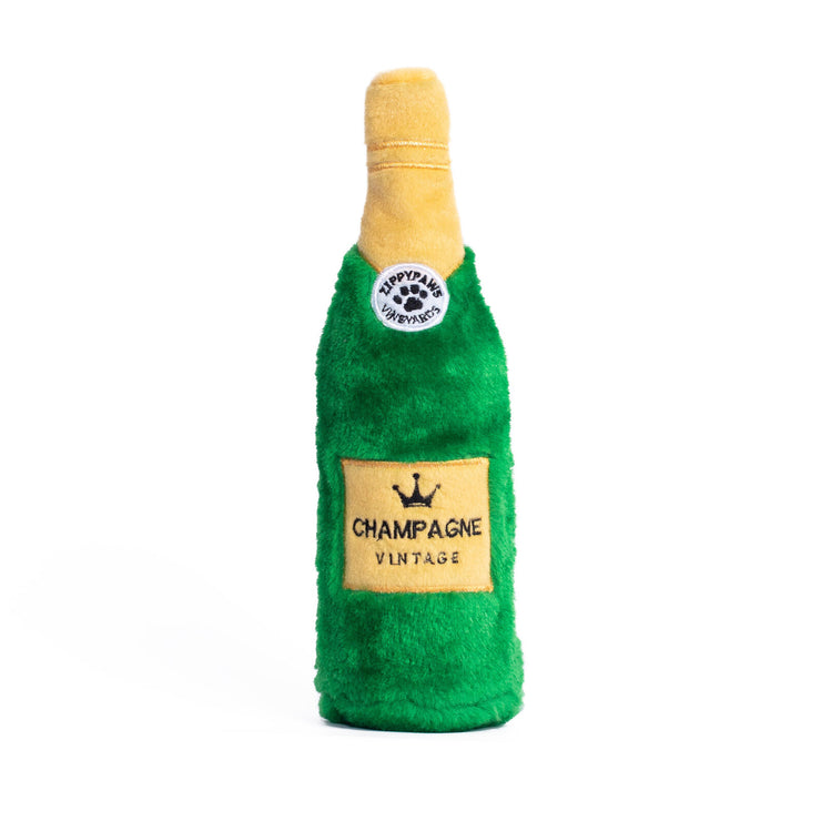 Happy Hour Crusherz Dog Toy - "Champagne"
