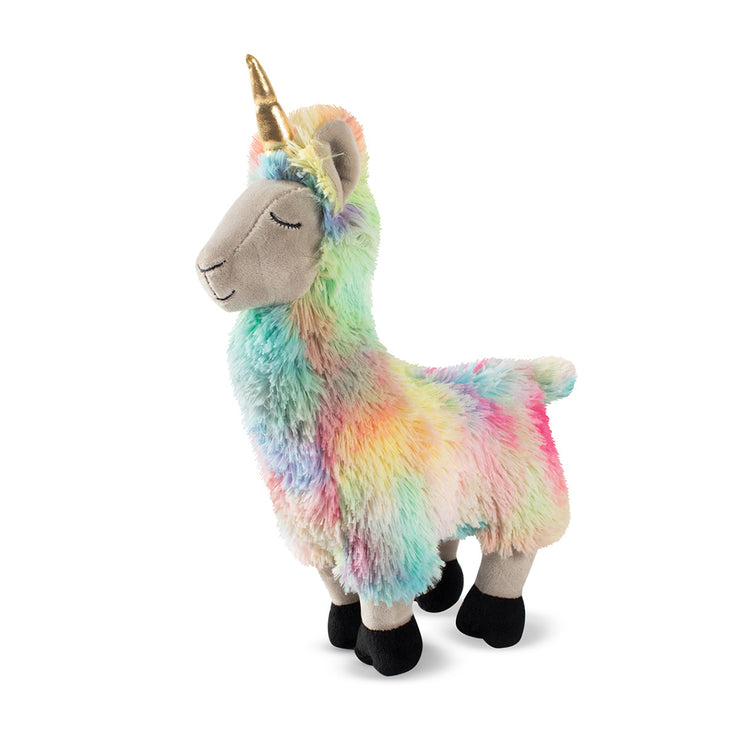 Llamacorn Rainbow Plush Dog Toy