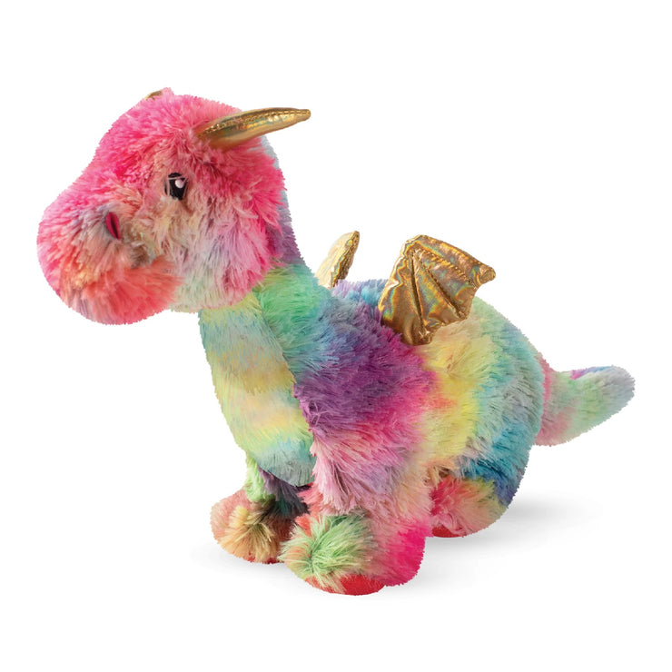 Rainbow Dragon Squeaker Dog Toy
