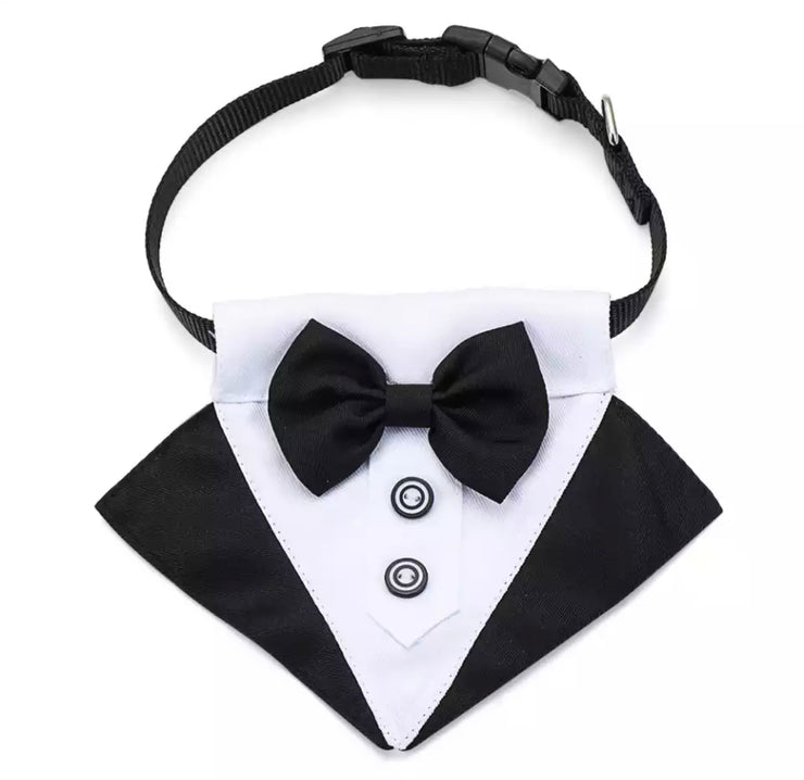 Formal Dog & Cat Tuxedo Collar Ties Bowties