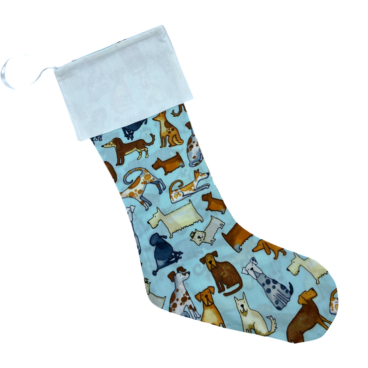 Dog Christmas Stockings - Round Toe (Large)