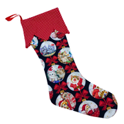 Cat Christmas Stockings - Round Toe (Large)