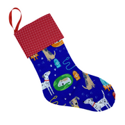 Dog Christmas Stockings - Round Toe (Small)