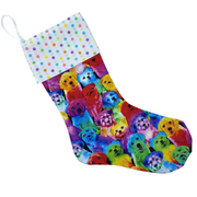 Dog Christmas Stockings - Round Toe (Small)