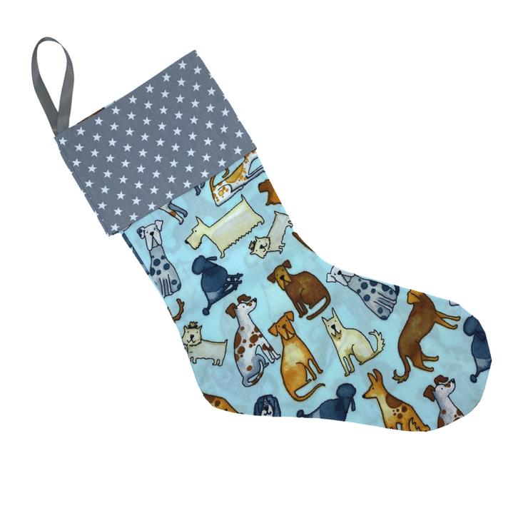 Dog Christmas Stockings - Round Toe (Small)