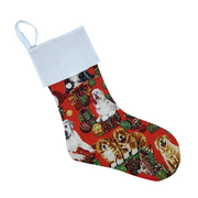 Dog Christmas Stockings - Round Toe (Small)