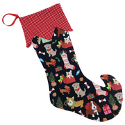 Dog Christmas Stocking - Elf Toe (Large)