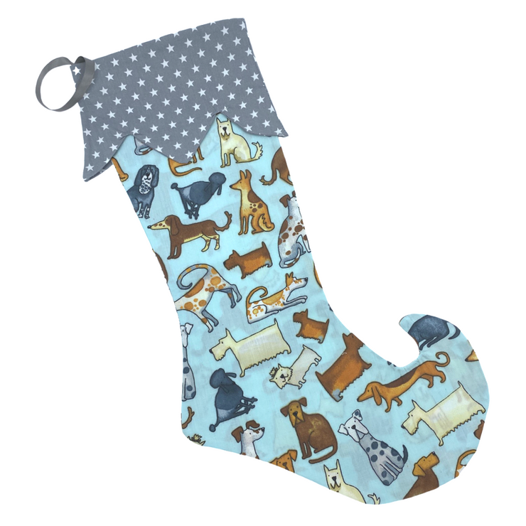 Dog Christmas Stocking - Elf Toe (Large)