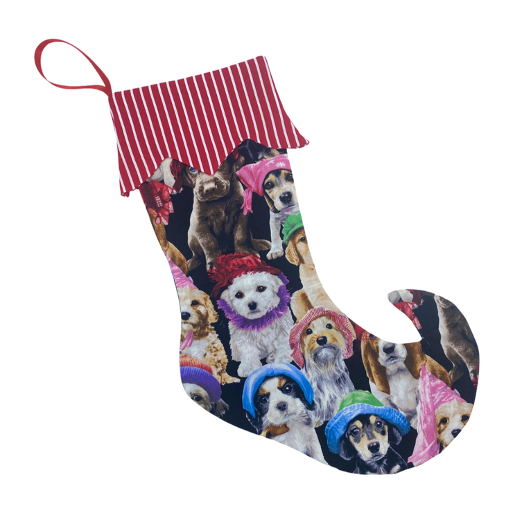 Dog Christmas Stockings- Elf Toe (Small)