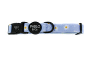 Blue Daisy Dog Collar