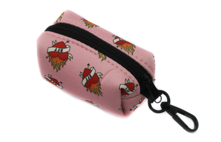 Pink BFF Poop Bag Holder