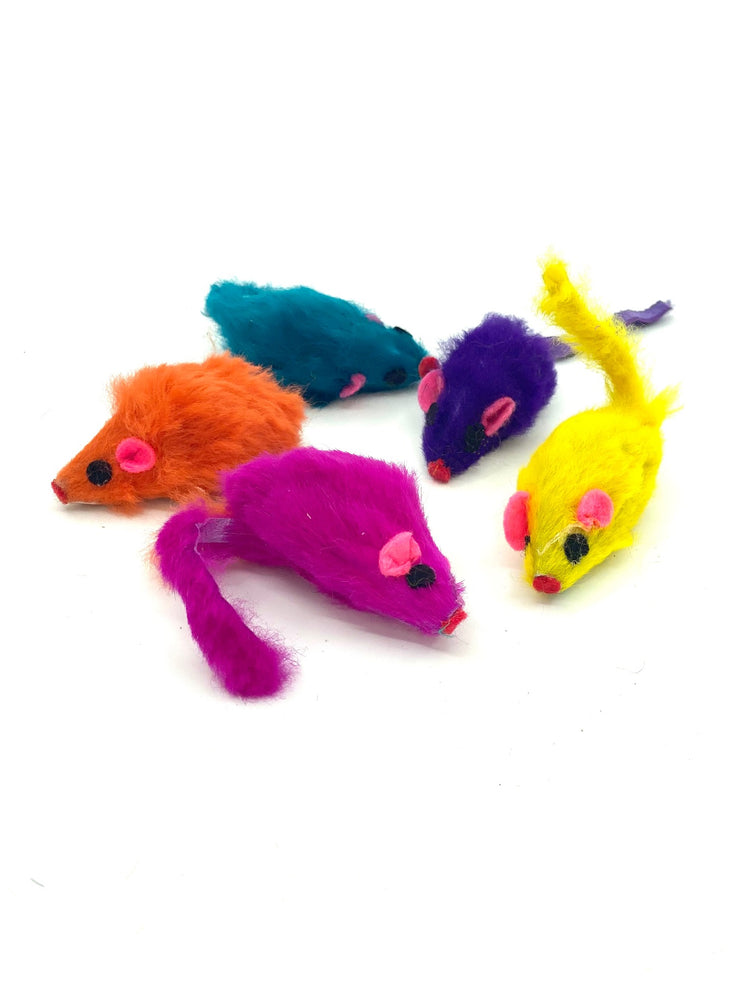 Rainbow Catnip Mice Cat Toy